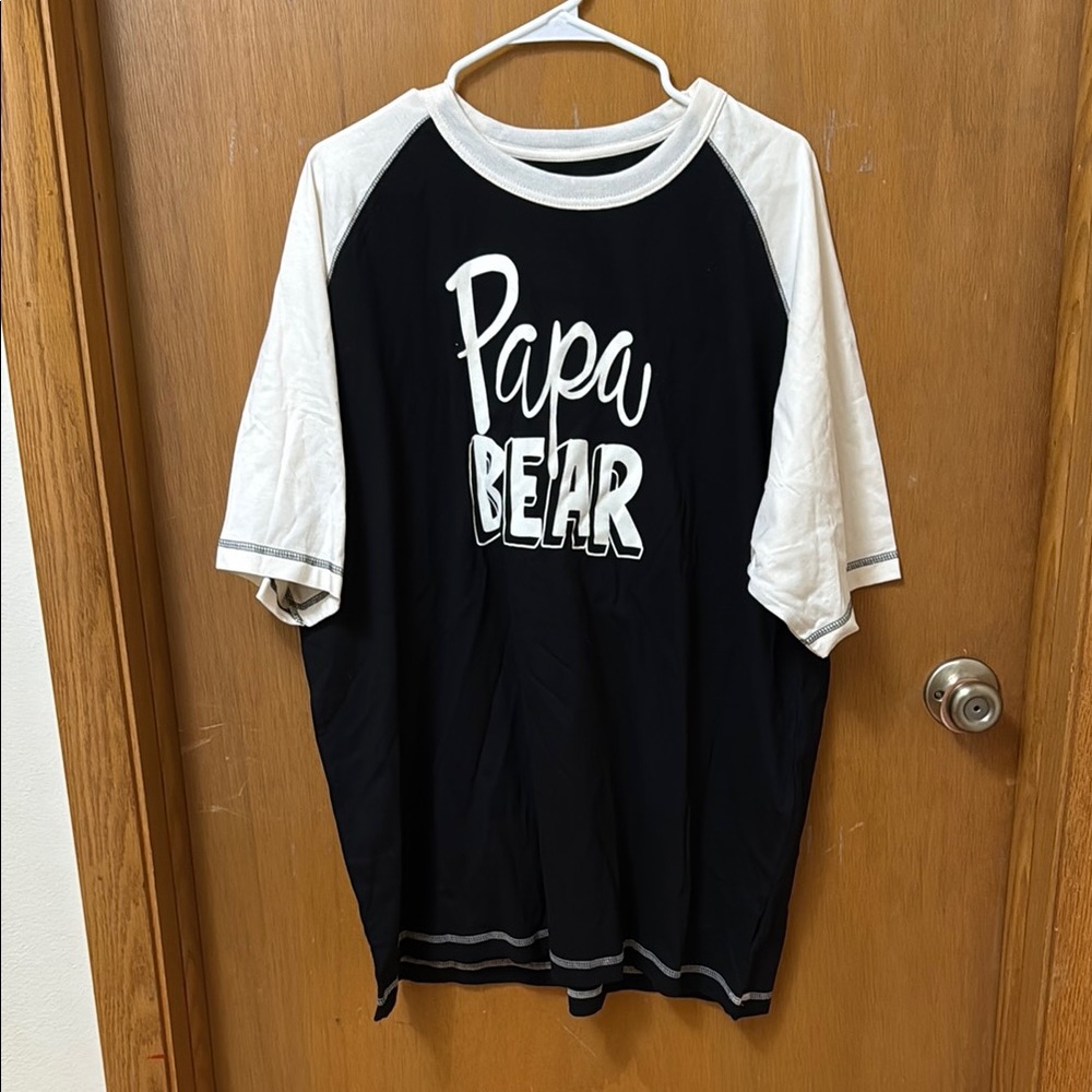 Lazy One Papa Bear and mama bear Pants and shirts Black and White